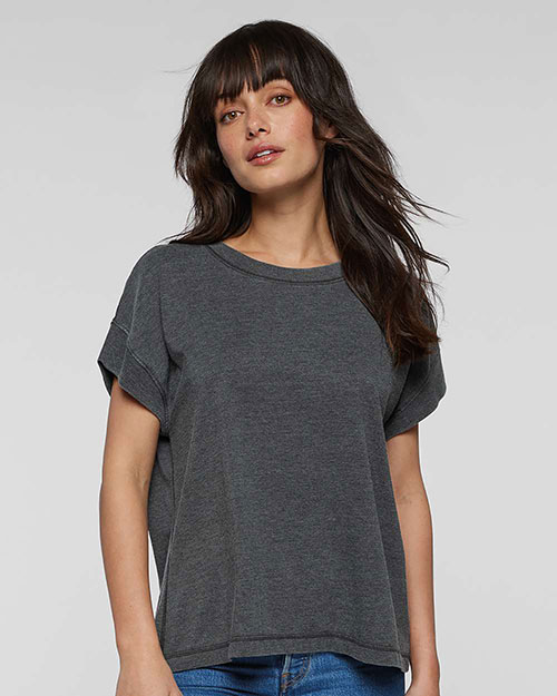 LAT 3502 Women's Relaxed Vintage Wash Tee at GotApparel