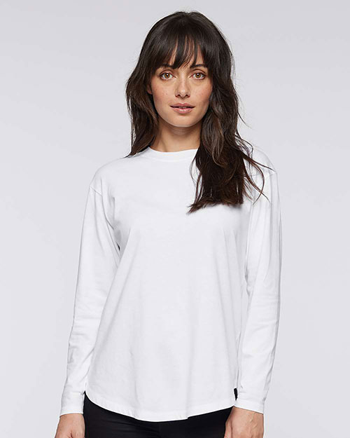 LAT 3508 Ladies' Relaxed Long Sleeve T-Shirt at GotApparel