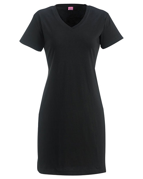 Lat 3522 Women Fine Jersey Crossover V-Neck Coverup at GotApparel