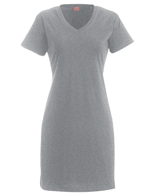 Lat 3522 Women Fine Jersey Crossover V-Neck Coverup at GotApparel