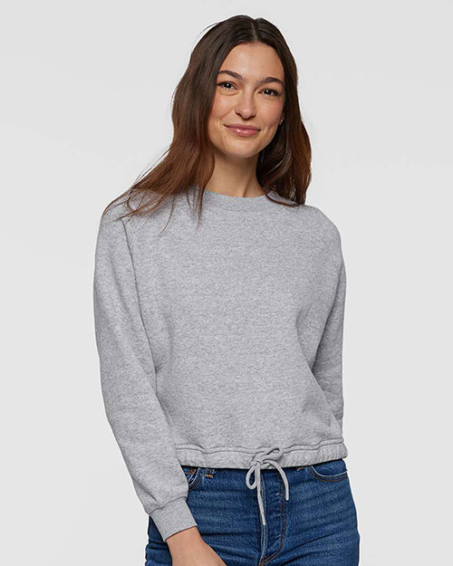 LAT 3528 Ladies' Boxy Fleece Sweatshirt at GotApparel