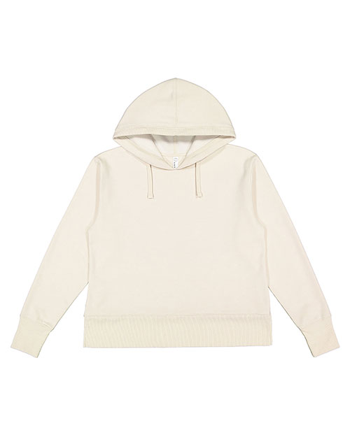 LAT 3536 Ladies' Vintage Wash Fleece Hooded Sweatshirt at GotApparel