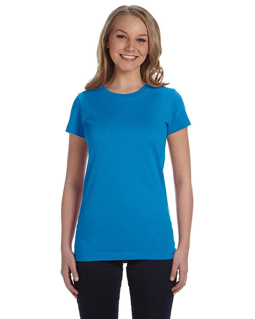 Lat 3616 Women Ringspun Longer Length T-Shirt at GotApparel