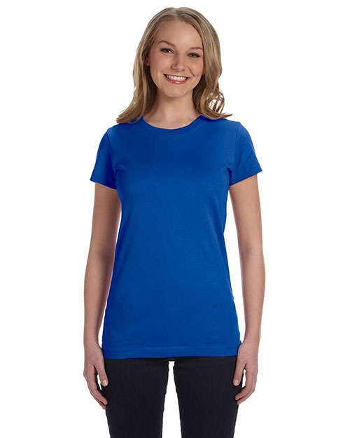 Lat 3616 Women Ringspun Longer Length T-Shirt at GotApparel