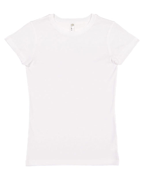 LAT 3616 Women Ringspun Longer Length T-Shirt at GotApparel