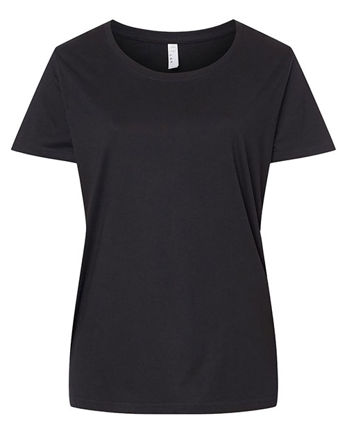 LAT 3816  Ladies' Curvy Fine Jersey T-Shirt at GotApparel