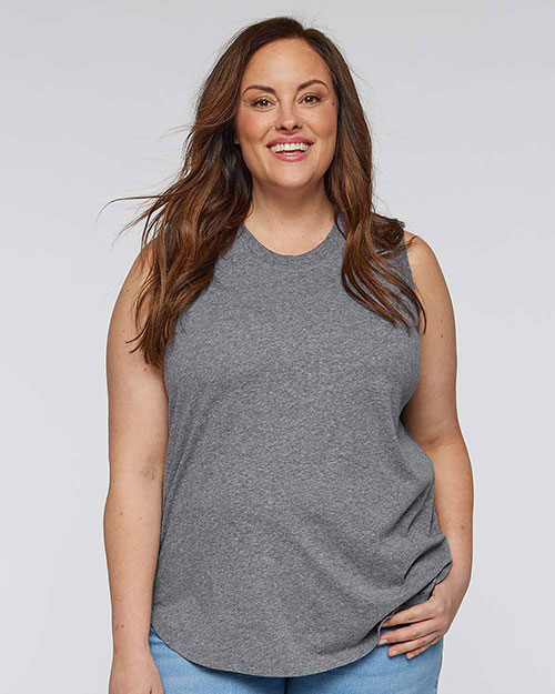 LAT 3892LA Ladies' Curvy Relaxed Tank at GotApparel