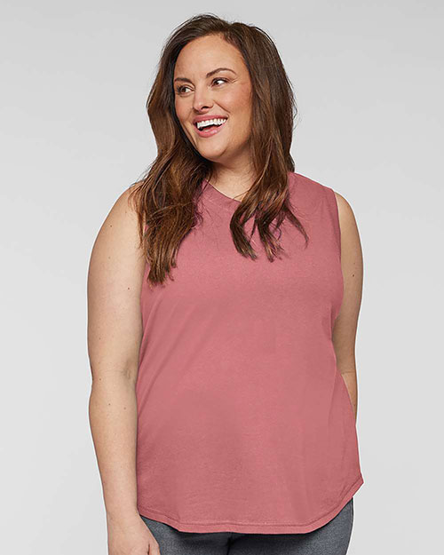 LAT 3892LA Ladies' Curvy Relaxed Tank at GotApparel