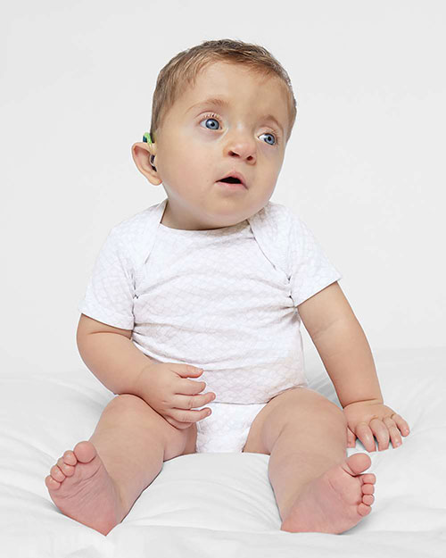 Rabbit Skins 4424 Toddler Fine Cotton Jersey Lap Shoulder Bodysuit at GotApparel