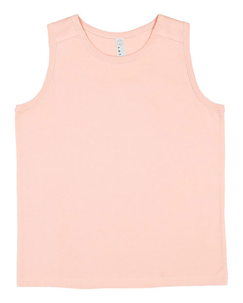 LAT 6123 Youth Fine Jersey Tank at GotApparel
