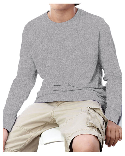 LAT 6201 Boys Youth Fine Jersey Long-Sleeve T-Shirt at GotApparel