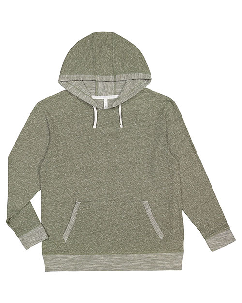 Lat 6779 Men Harborside Melange French Terry Hooded Sweatshirt at GotApparel