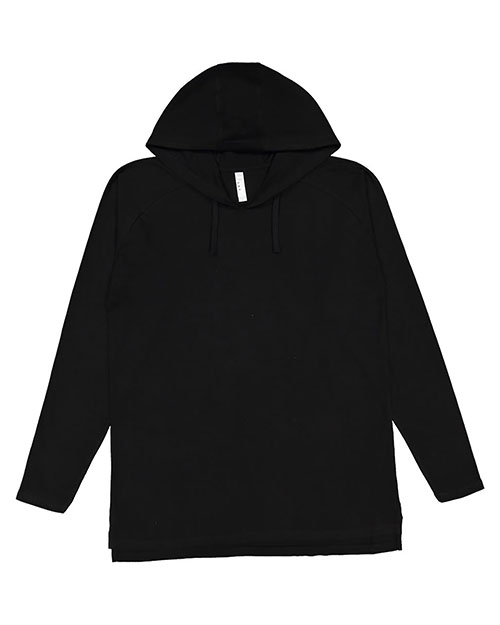 LAT 6917 Fine Jersey Hooded Long Sleeve Raglan T-Shirt at GotApparel