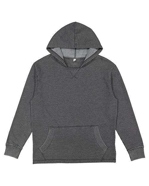 LAT 6936 Adult Vintage Wash Fleece Hooded Sweatshirt at GotApparel