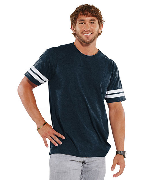 Lat 6937 Men Vintage Football Short-Sleeve T-Shirt at GotApparel