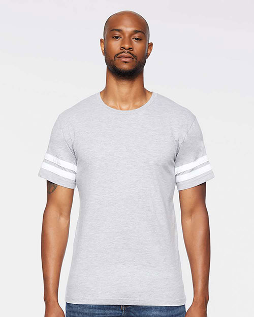 Lat 6937 Men Vintage Football Short-Sleeve T-Shirt at GotApparel