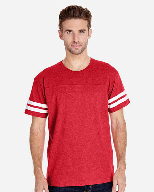 Lat 6937 Men Vintage Football Short-Sleeve T-Shirt at GotApparel