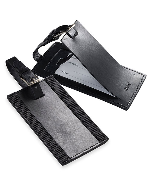 Leeman LG-9093  Majestic Leather Luggage Tag at GotApparel