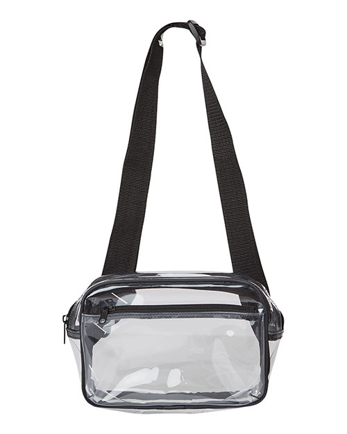 Liberty Bags 5778 Clear Stadium 2-Pocket Fanny Pack/Crossbody Bag at GotApparel