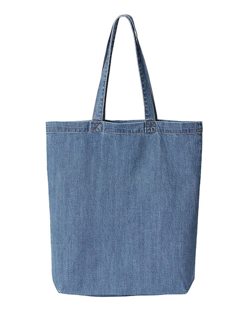 Liberty Bags 7761A Cotton Denim Gusseted Tote Bag at GotApparel