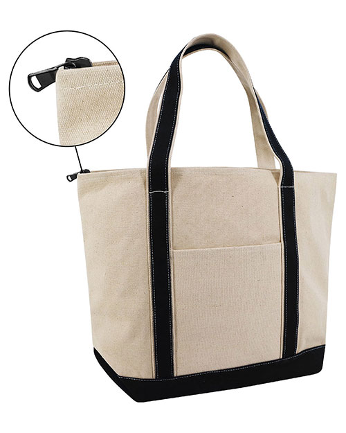 Liberty Bags 8873  XL Zippered Boat Tote at GotApparel