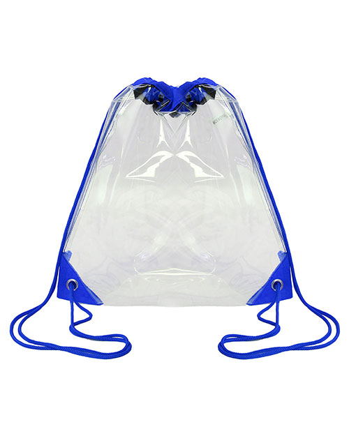 Liberty Bags OAD5007 Clear Drawstring Pack at GotApparel