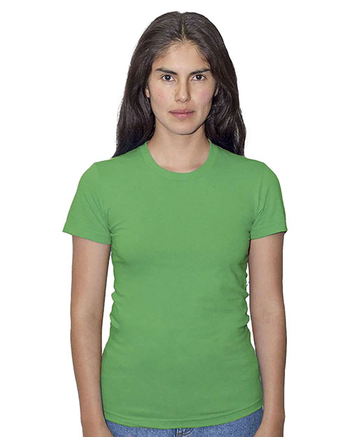 Los Angeles Apparel 21002 Women USA-Made 's Fine Jersey T-Shirt at GotApparel