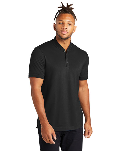 Mercer+Mettle Stretch Pique Henley MM1008 at GotApparel