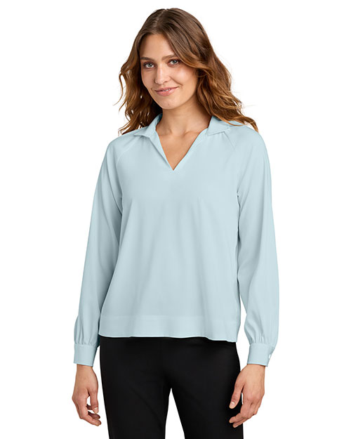 Mercer+Mettle MM2019 ® Women's Long Sleeve Buttery Soft Popover Blouse at GotApparel