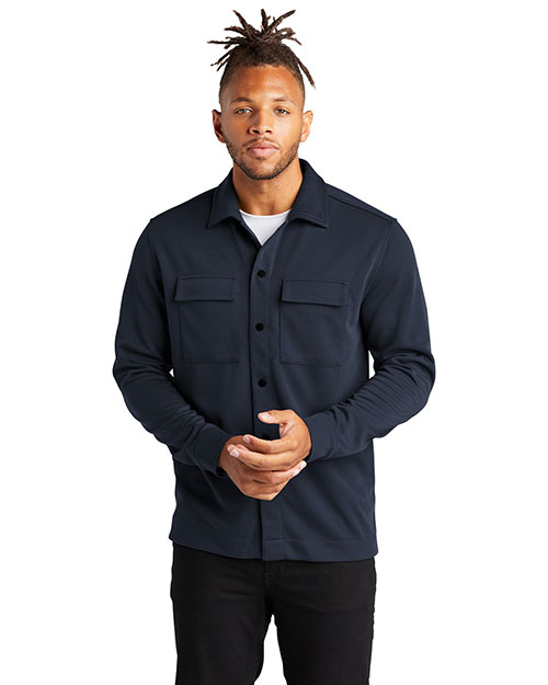 Mercer+Mettle MM3004 Men's Double-Knit Snap Front Jacket at GotApparel