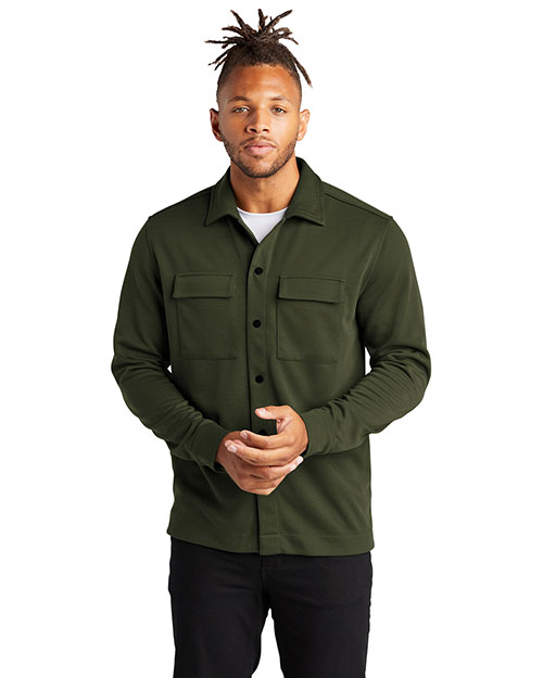Mercer+Mettle MM3004 Men's Double-Knit Snap Front Jacket at GotApparel
