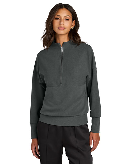 Mercer+Mettle MM3041 ® Women's Linear Texture 1/4-Zip at GotApparel