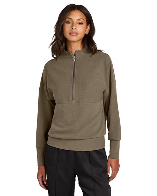Mercer+Mettle MM3041 ® Women's Linear Texture 1/4-Zip at GotApparel