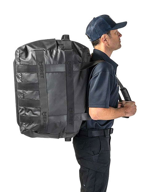 Meret M8112L-TB TURNOUT™ PRO X Black Duffel Bag at GotApparel