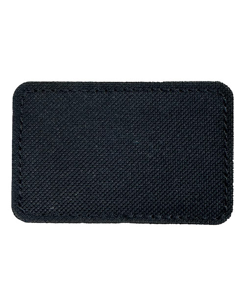 Meret MPBK10 Blank Black Patch - Qty 10 at GotApparel