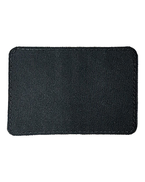 Meret SPBK10 Blank Black Patch - Qty 10 at GotApparel
