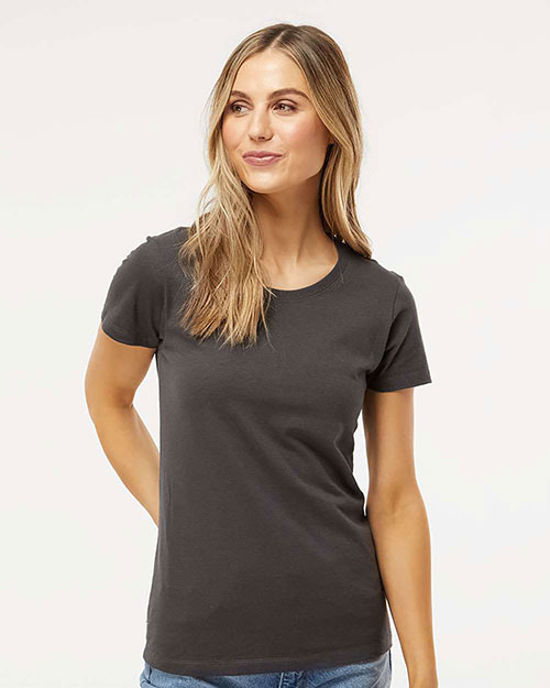 M&O 4810 Women 's Gold Soft Touch T-Shirt at GotApparel
