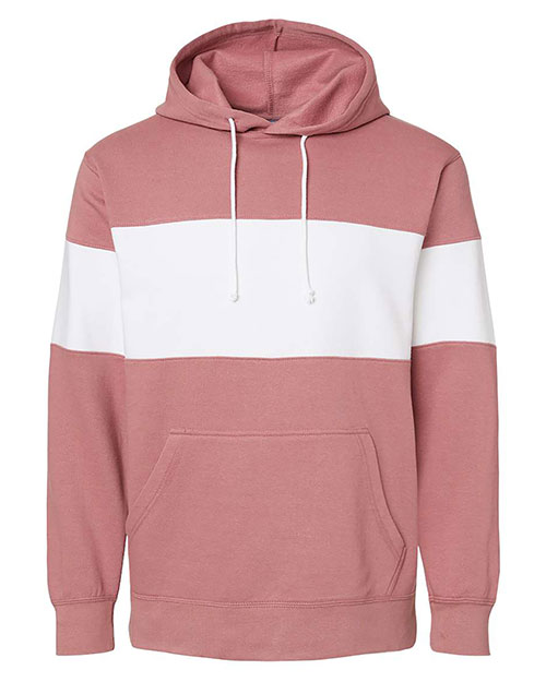 MV Sport 22709 Men Classic Fleece Colorblocked Hooded Sweatshirt at GotApparel