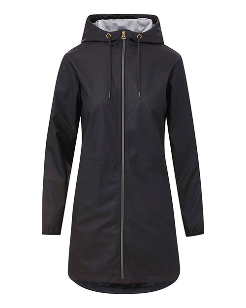 MV Sport W193910 Women's Vintage Hooded Rain Jacket at GotApparel