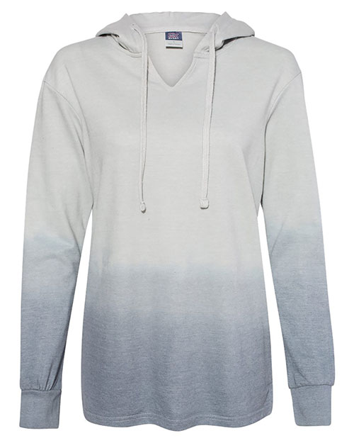 MV Sport W20185 Women's French Terry Ombré Hooded Sweatshirt at GotApparel