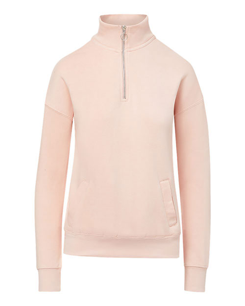 MV Sport W20189 Women's Cloud Fleece Quarter-Zip Sweatshirt at GotApparel