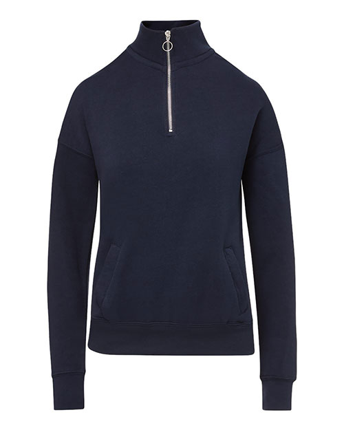 MV Sport W20189 Women's Cloud Fleece Quarter-Zip Sweatshirt at GotApparel