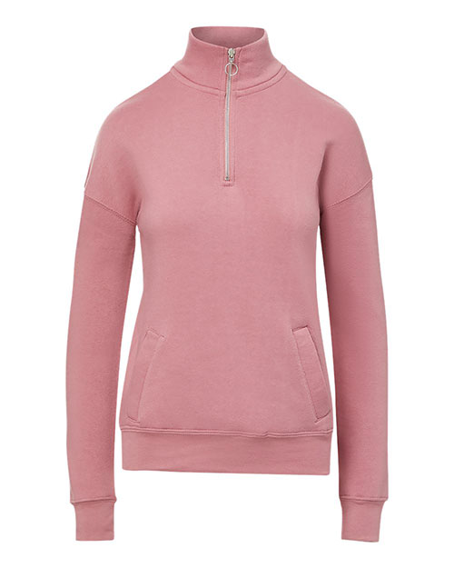 MV Sport W20189 Women's Cloud Fleece Quarter-Zip Sweatshirt at GotApparel