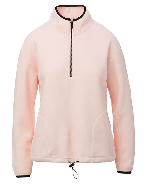 MV Sport W21138 Women 's Aurora Polar Fleece Quarter-Zip Pullover at GotApparel