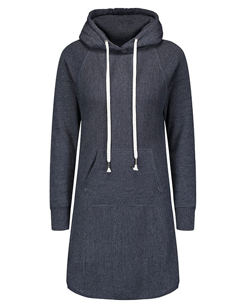 MV Sport W2340 Women 's Suzie Hooded Sweatshirt Dress at GotApparel