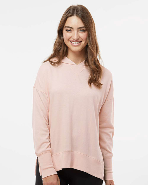 MV Sport W23720 Women 's French Terry Hooded Sweatshirt at GotApparel