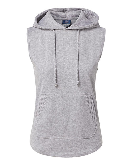 MV Sport W24131 Women's Kinsley Sleeveless Hooded Sweatshirt at GotApparel