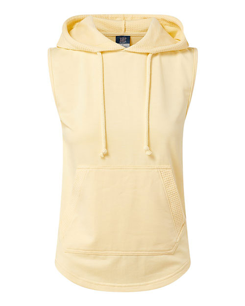 MV Sport W24131 Women's Kinsley Sleeveless Hooded Sweatshirt at GotApparel