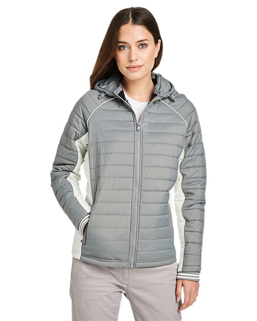 Ladies Nautical N17187 Mile Puffer Packable Jacket at GotApparel