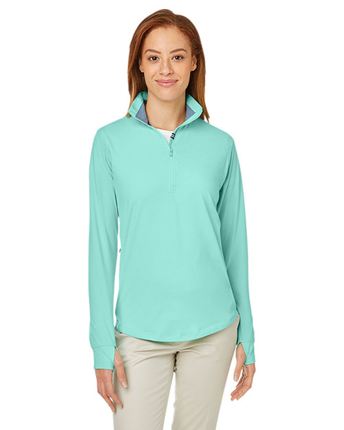 Nautica N17925  Ladies' Saltwater Quarter-Zip Pullover at GotApparel